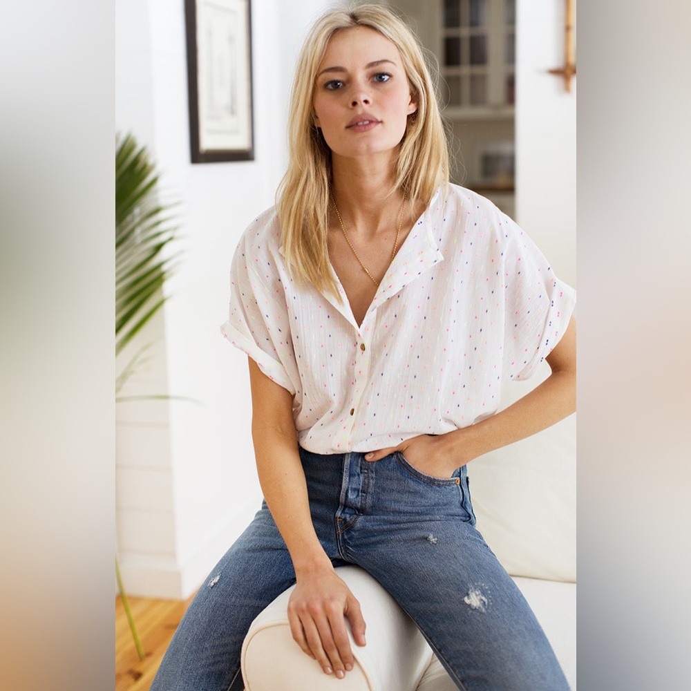 Emerson Fry India Button Down in Confetti